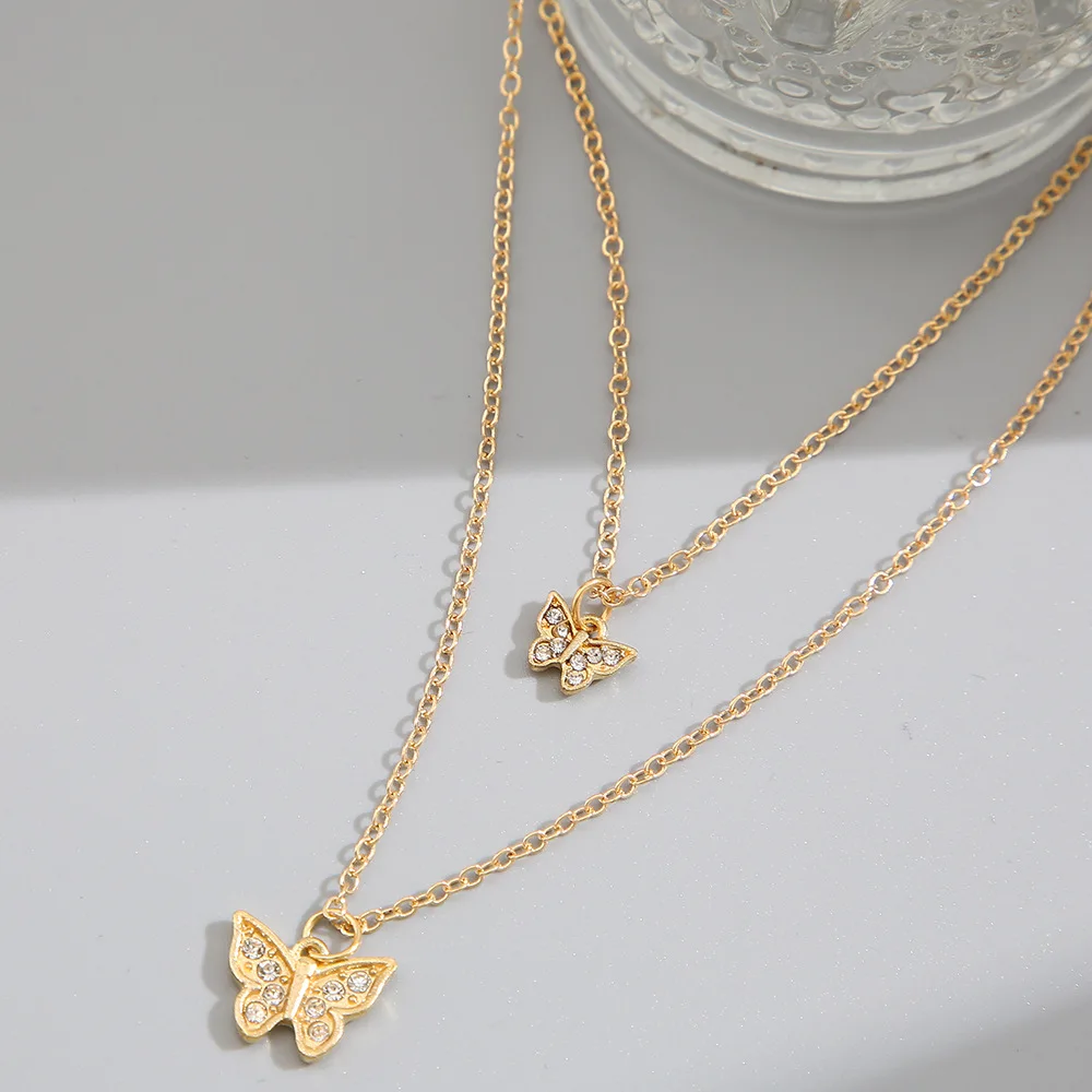 Gold Color Letter Name Necklace For Women Multi Layer Word Personalize Pendants Necklaces 2023 Fashion Bohemian Jewelry