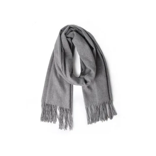 Hot Selling Unisex Winter Scarf Solid Color Casual Scarf Shawl Thick Woolen Fashion Scarves For Men Women