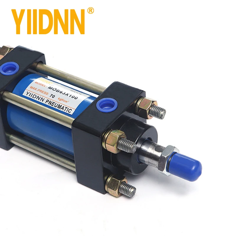 HOB MOB series cylinder double acting tie-rod medium light duty telescopic hydraulic cylinder