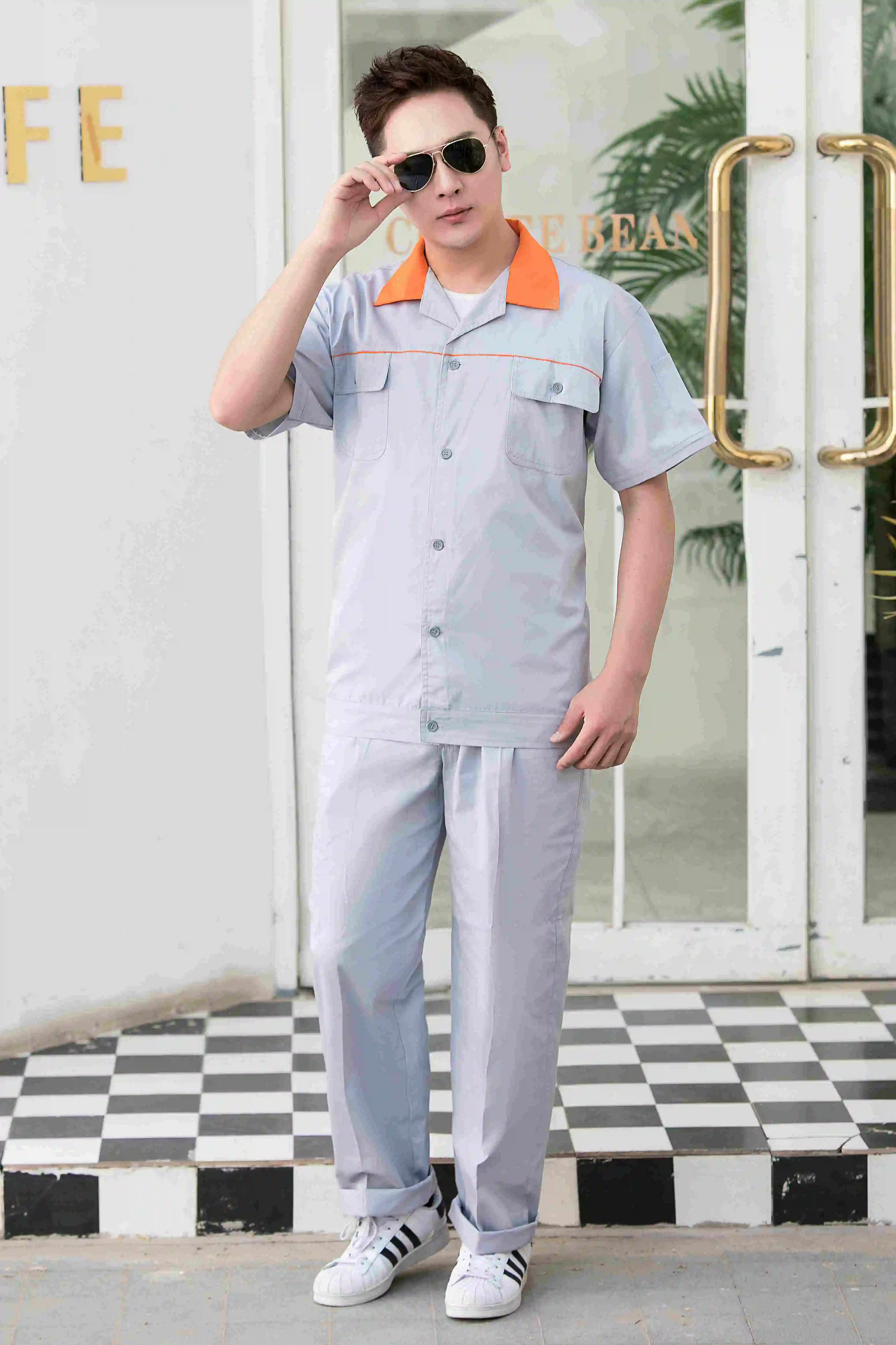 2024 China Supplier Wholesale nomex coverall Anti static dust Flame-retardant Coverall Workwear Overalls leisure for worker