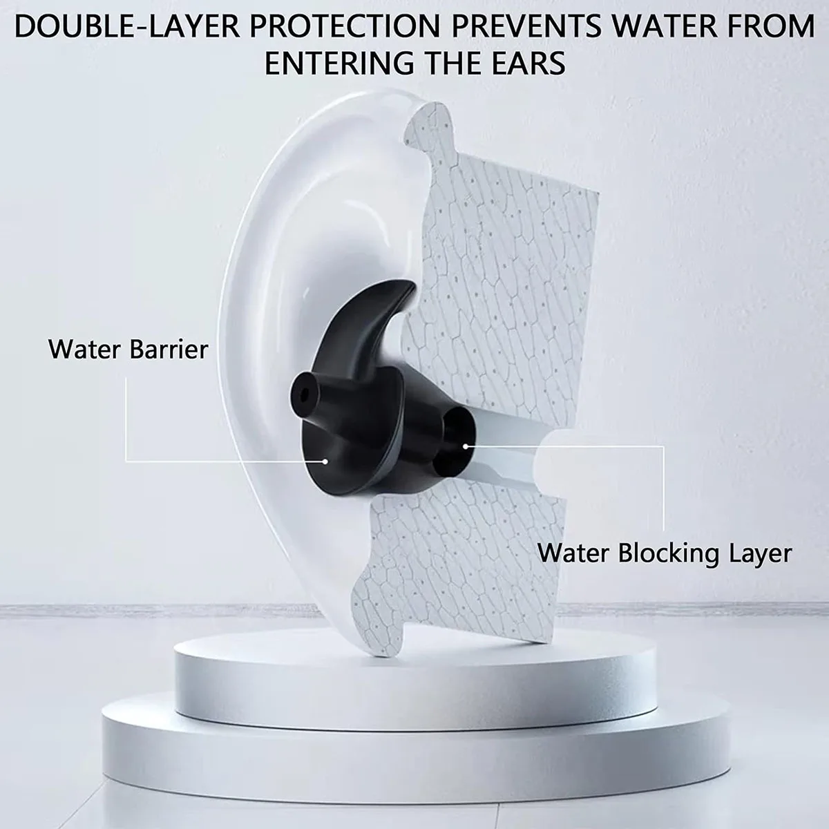 Perfect Bathing Partner Reusable Silicone Swim Earplugs Diving in Ear earbud Silicone Ear Plugs