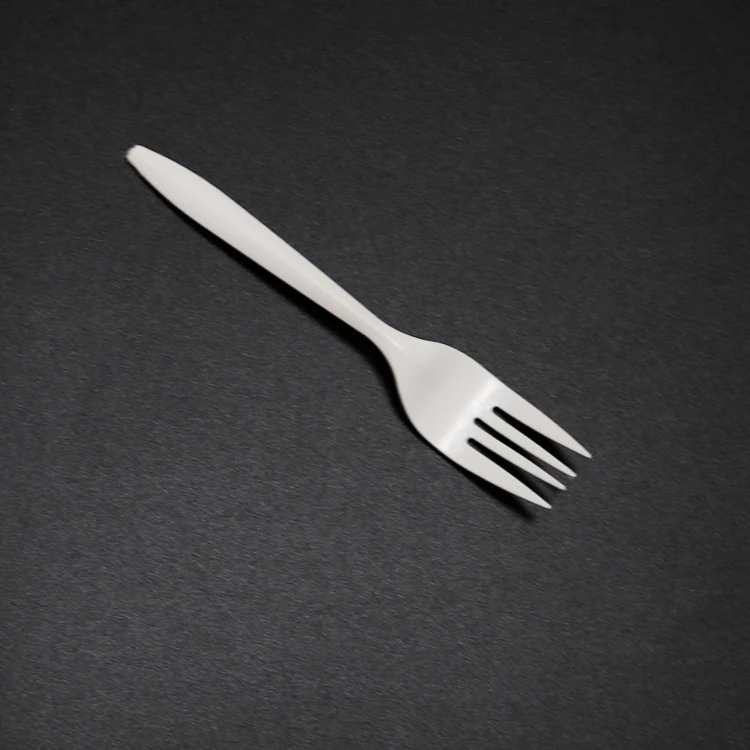 Bio Degradable White Disposable Plastic Fork