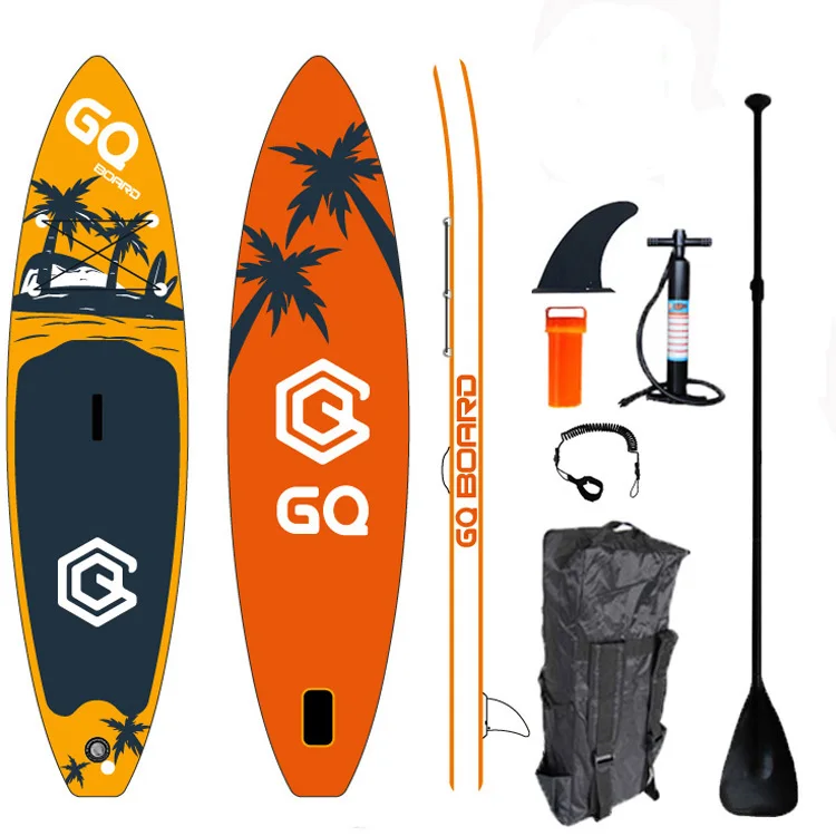 Wholesale Cheap Stand up Paddle Board Inflatable Surfboard Stand Inflatable Sup Board with six accessories GQ Borad