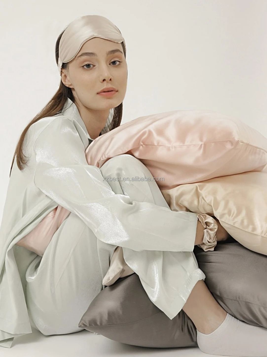 Travel Design Embroidery 100% Silk Eye Mask High Quality Silk Mask Natural Printed Silk Sleeping eye mask