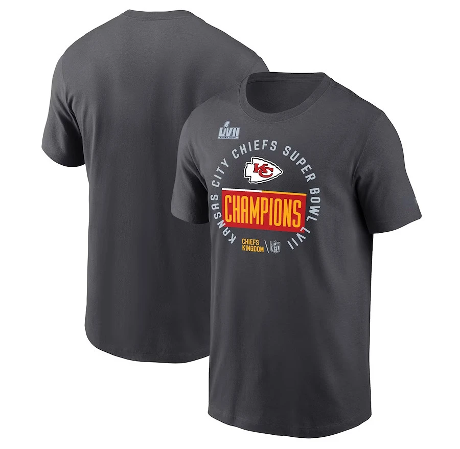 Мужская футболка с символикой команды Канзас Футболка Red Super LVII Bowl Champions #15 maбыс #87 Kelce
