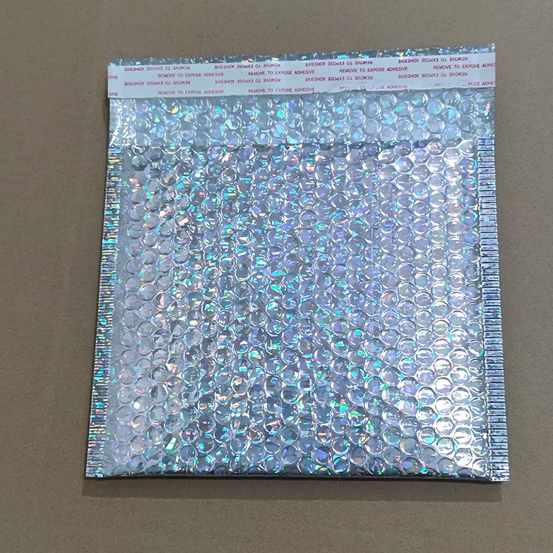 Metallic Poly Bubble Jewelry Package Shipping Bag Clothing Protective Padded Envelope Mailer Cosmetic Packing Carton Shipping