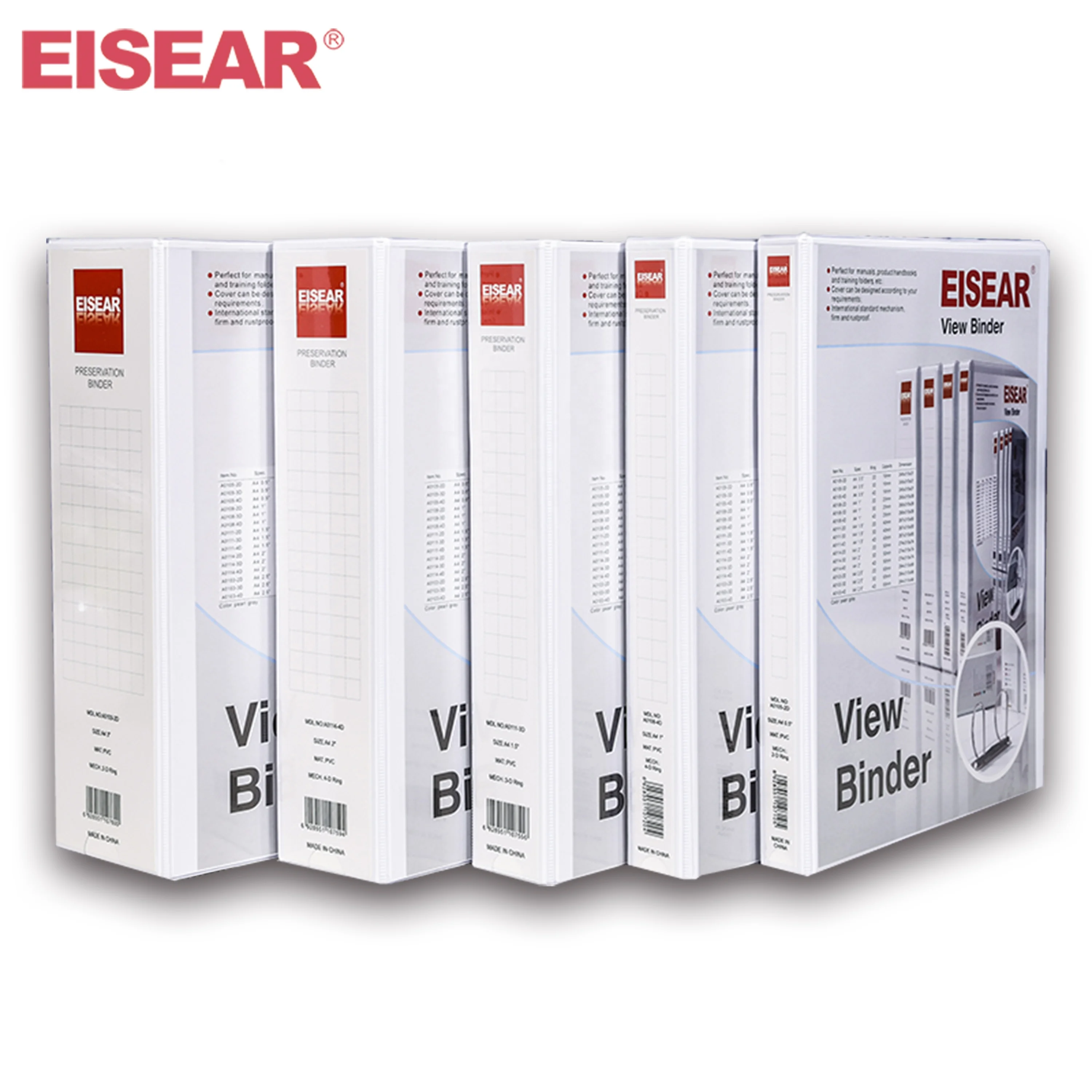 Top quality Customized PVC ring binder No distortion No broken Durable file Heavy duty cardboard