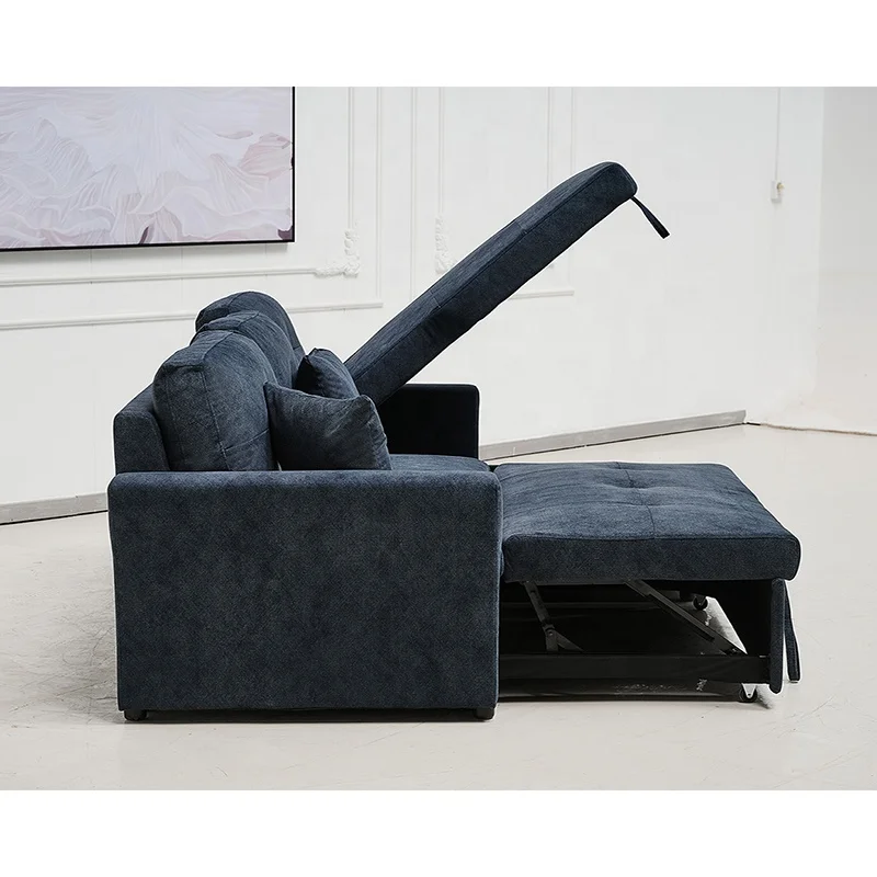 Modern  Folding Sofas Sectionals Sleeper Sofa Bed Living Room Lint Fabric  Multi-function Divan