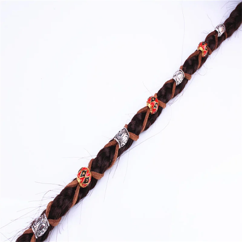 Africa Dreadlock Hair  Beads Braiding Hair Accessories Decoration Dread Lock Beads Hair Cuffs Dreadlocks Beads Cuffs