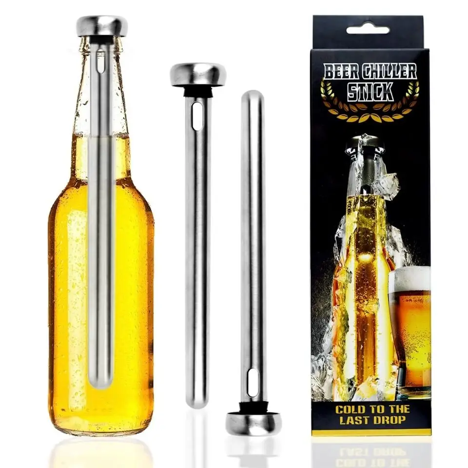 Bar Accessories stainless steel ice cubes beer chiller sticks for bottles cooling sticks whisky cooling