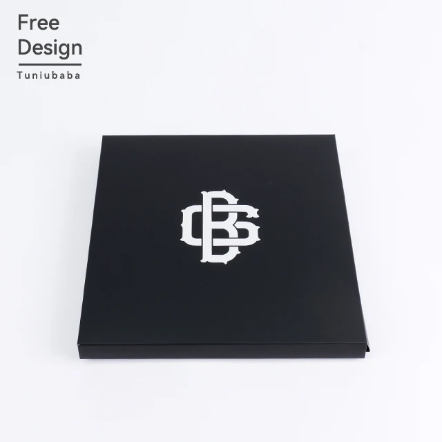 Custom Size Retro Envelpos with Copper Buckle Closure Clasp Reuse Black Kraft Paper Envelope