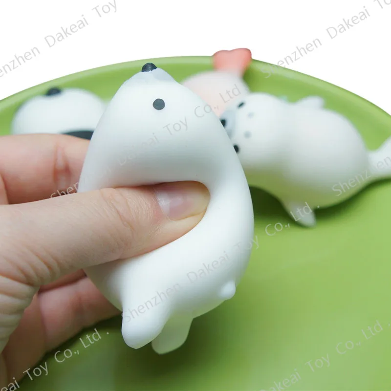 Заводская оптовая продажа по индивидуальному заказу, медленно восстанавливающие форму маленькие игрушки, мягкие резиновые сжимаемые игрушки-животные, Mochi Squishy