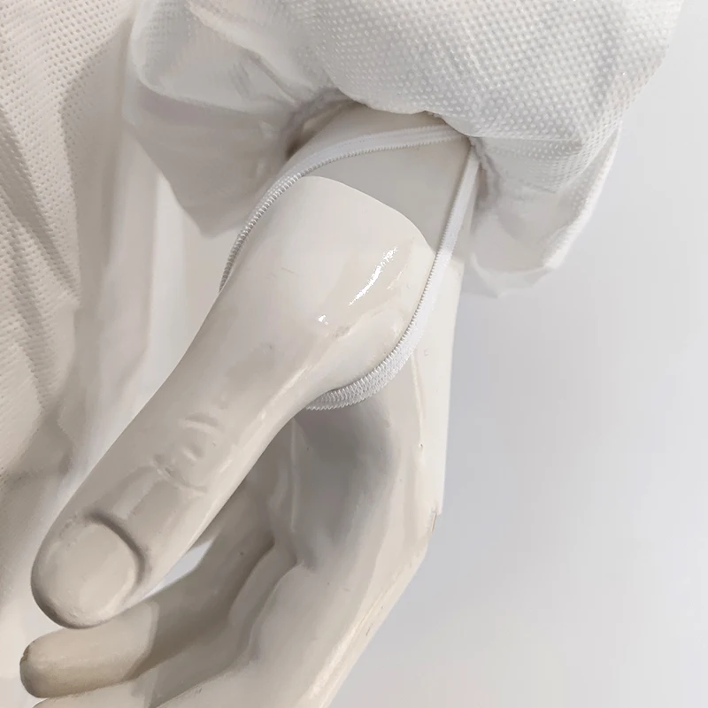 OEM PPE Suit Kit Hat Boot Coverall Overall Protective Gown SMS Breathable Nonwoven Fabric Chemical Resistant Disposable Coverall