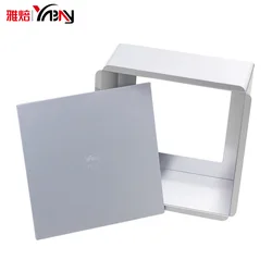 Квадратная форма для торта из алюминиевого сплава со съемным дном, шифоновая форма для торта