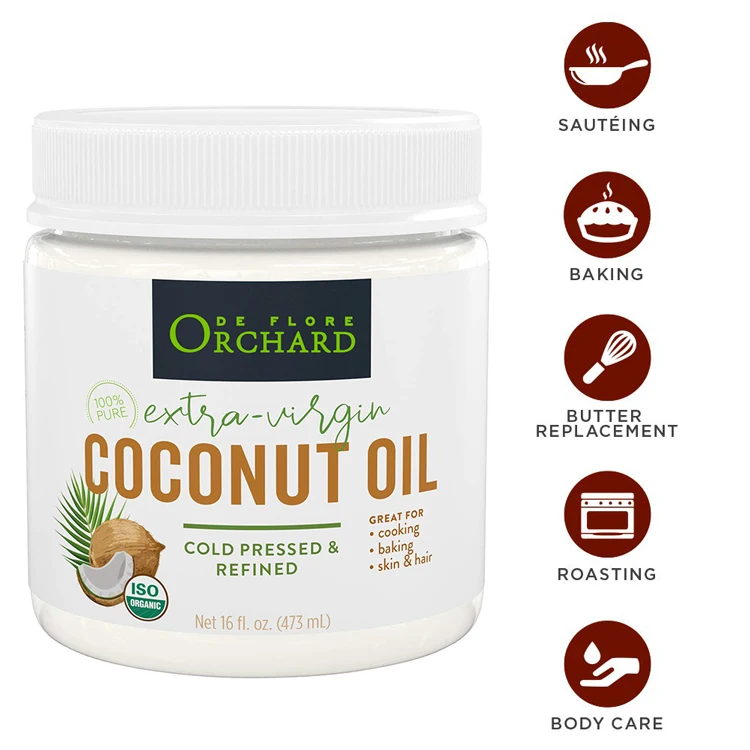 
Oem custom private label thai pure coconut oil food grade 