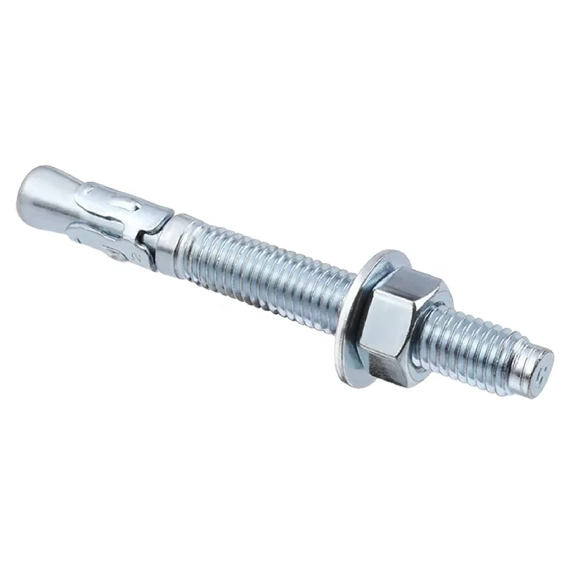 NBHC001AN High Quality Carbon Steel M6 M8 M10 galvanized Expansion Hex Washer Nut Bolt Anchor Wedge Anchor