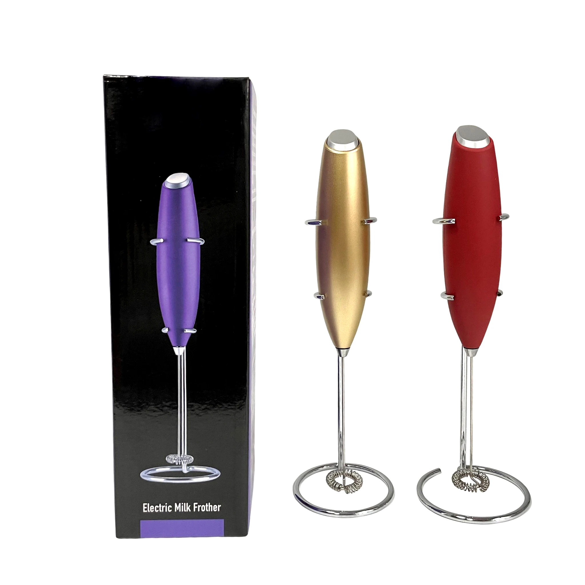 China Factory Wholesale Milk Frother Multifunction Handheld Blender Stainless Steel Household Portable Milk Frother For Coffee