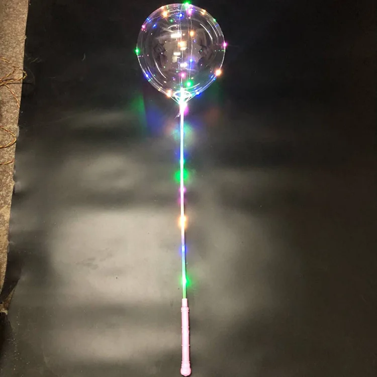 ballons led balloon light flashing Hot Sale 18inch Led Light Bubble Balloon Luminous Balloon For Wedding Birthday Party