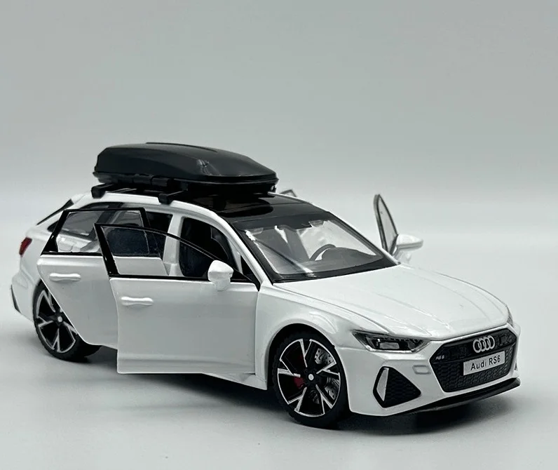 ZXY 1/32 RS6 звуковая и световая отдвижная дверь модель автомобиля из сплава игрушки для детей 4S подарки магазина