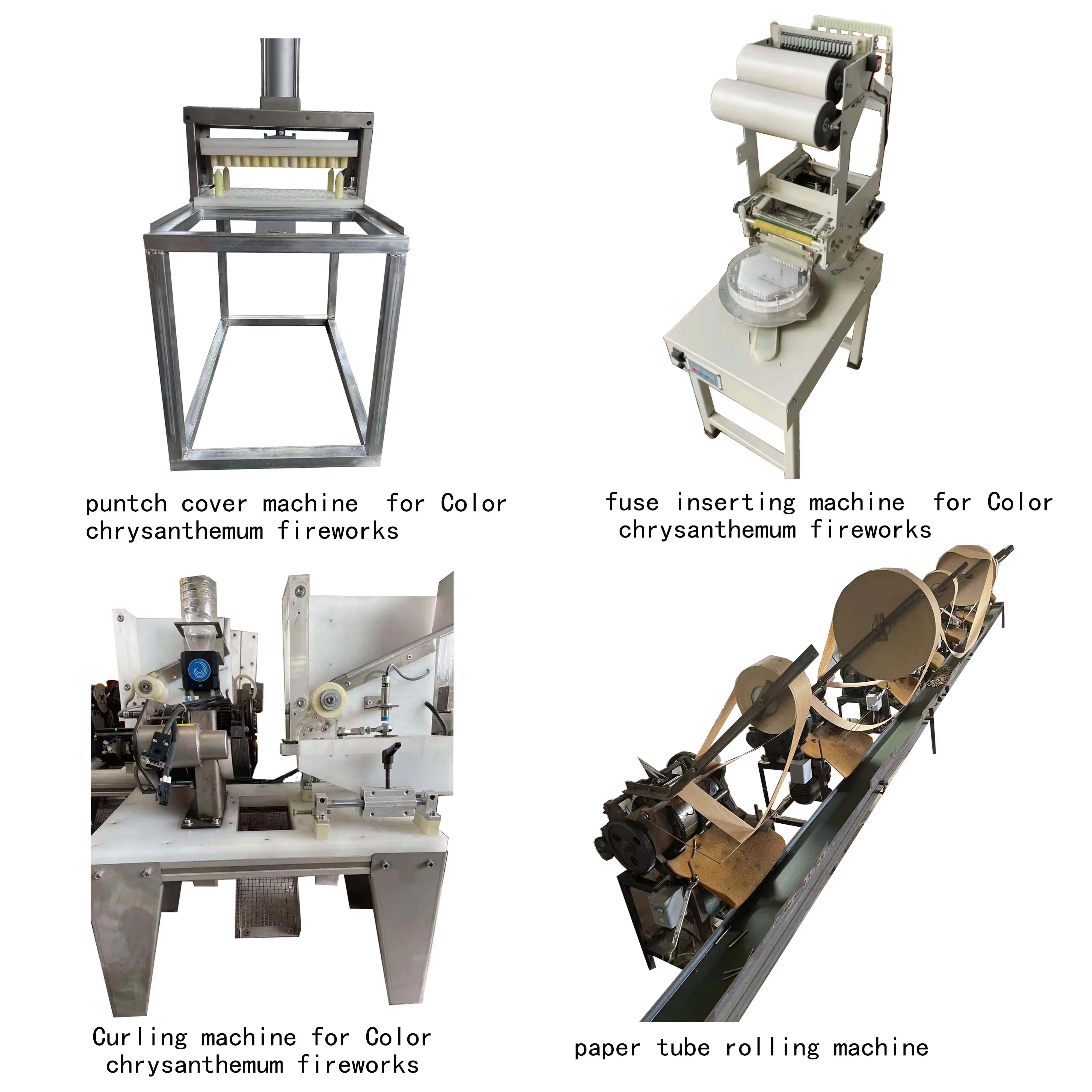 puntch cover machine  for Color chrysanthemum fireworks