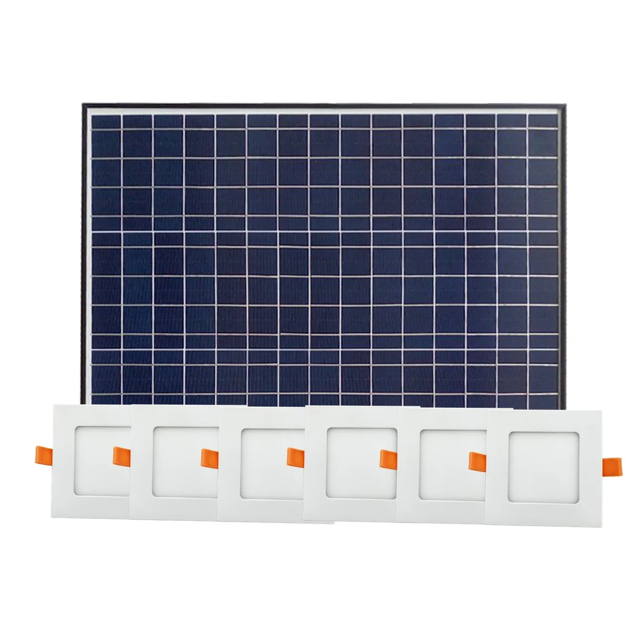 50W 120mm White Square Solar Power LED Skylight Indoor Ceiling Tube Light