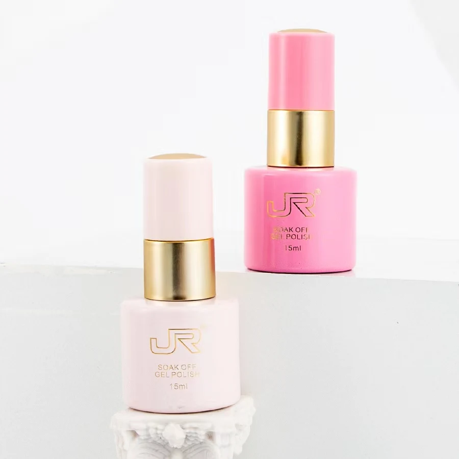 2024 hot sell OEM JR brand Nail polish gel UV 48 colors 15ml colorful bottle good quality custom-made nail gel set