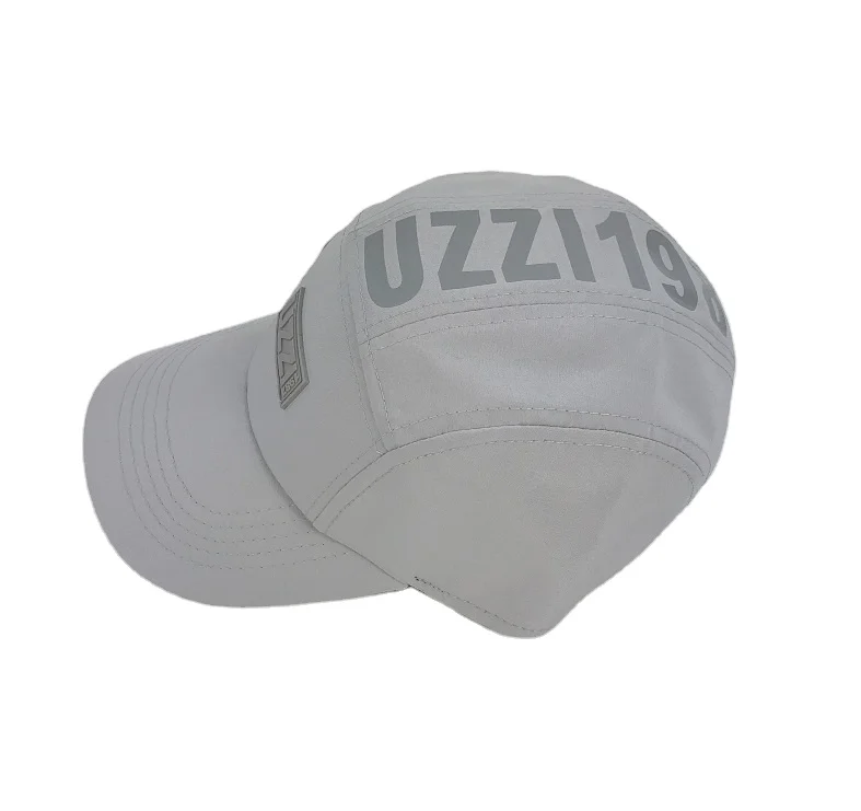 Running Hat Cap 4 Panel Customized Printed Logo Micro Fiber Polyester Fabric