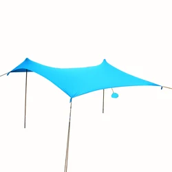 Factory direct LK Fabric Portable sun shelter  With Sand Anchor  Outdoor Camping Summer Beach  sun shade Tent