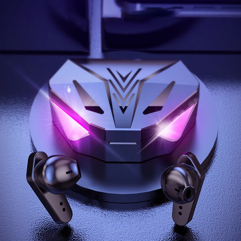 2021 New Arrivals Gaming TWS Headset HiFi Sound Quality TWS Headphone BT 5.0 LED Display Wireless TWS Ear Phones Gaming