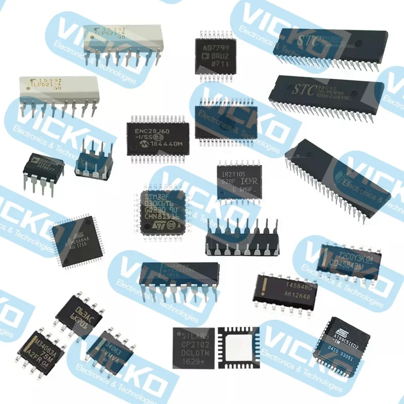VICKO   MAX190BENG+IC ADC 12-BIT SER 76KSPS 24-DIPIcs Data Acquisition