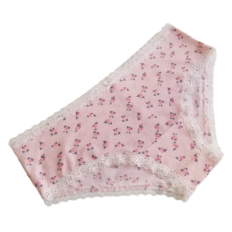 Sexy Lace Ladies Panties High-Cut Full Coverage Stretch Cool Underwear for Women