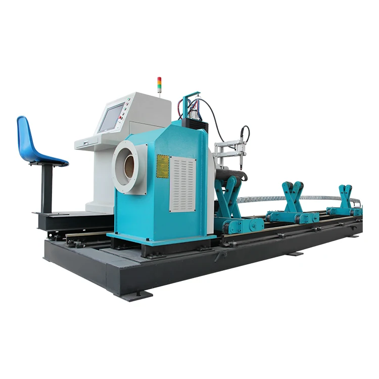 Shandong 5 Axis Round Pipe Intersecting Line Plasma Metal CNC Cutting Machine