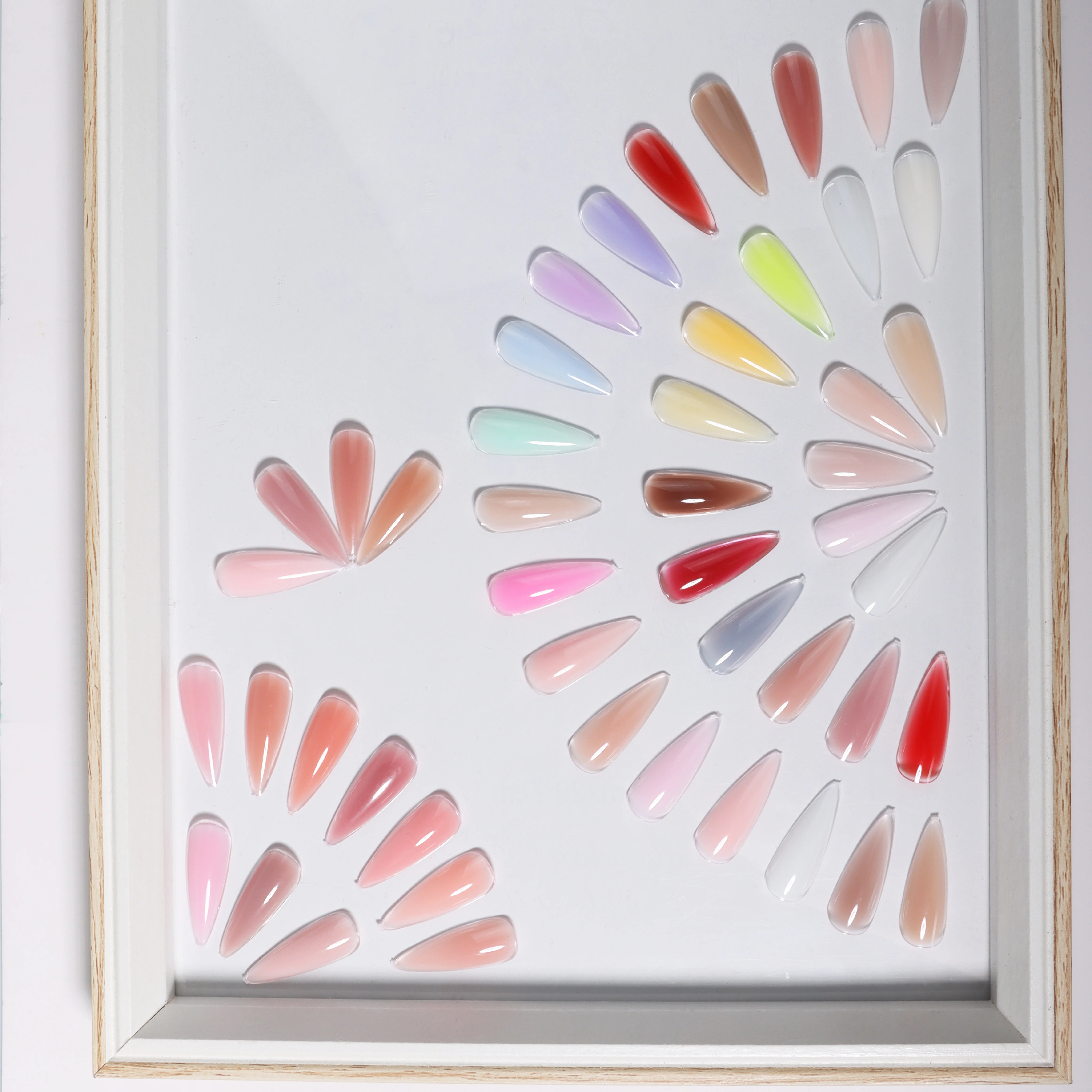 OEM Liquid Polygels In a Bottle Nail Polish UV Gel Wholesale 48 Color Private Label Gel Nail Polish