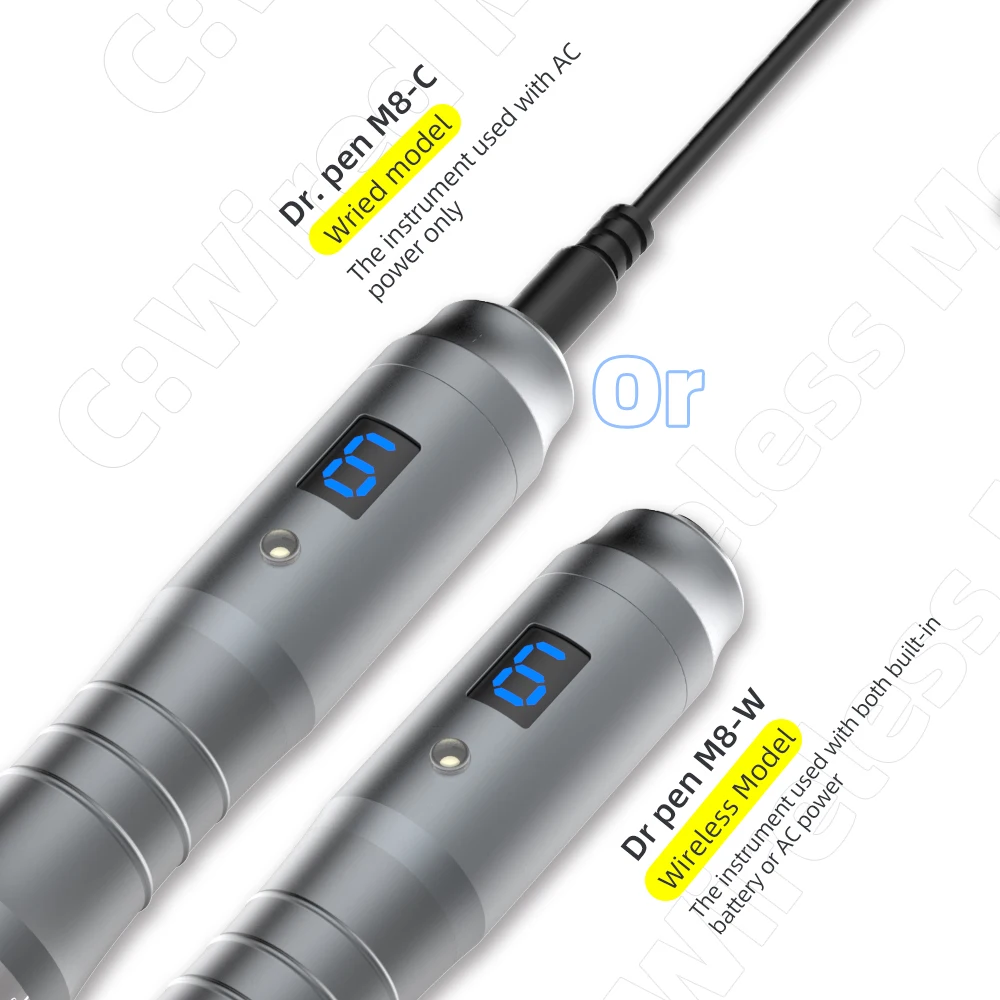  Dr pen m8 16pin 6 Скоростной проводной МТС беспроводной микроиглы дермапен производитель