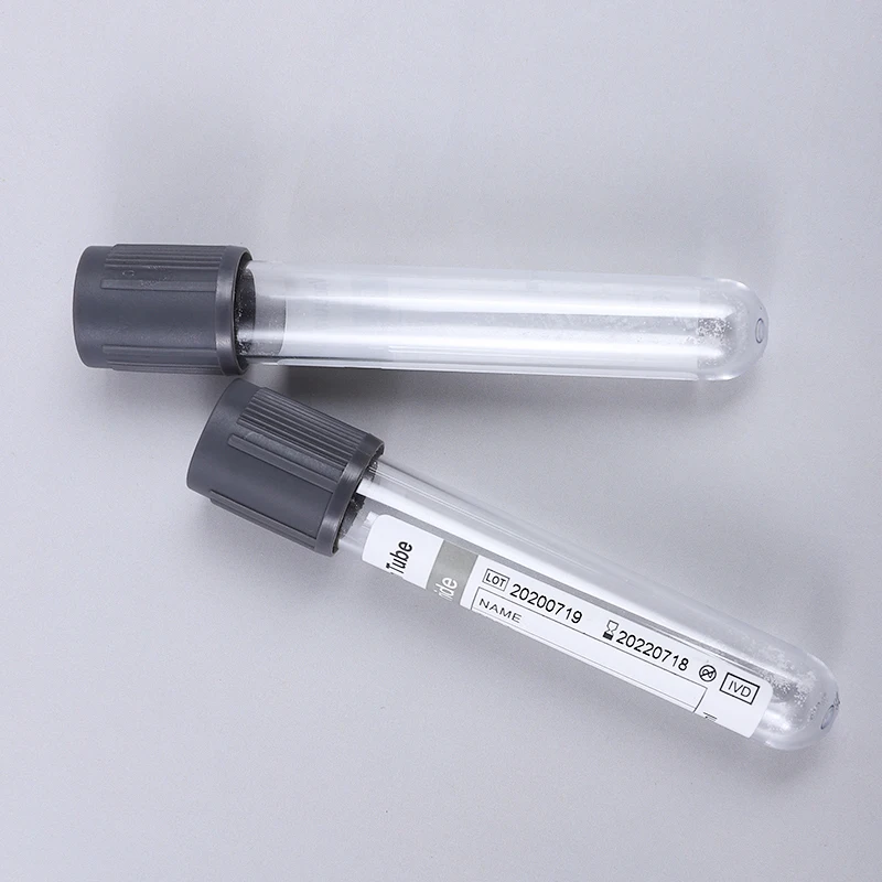  CE Certified factory PET glass medical vacuum plain blood collection