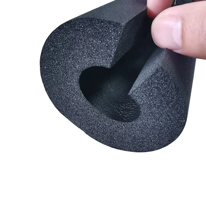 Pre Splitted NBR/PVC Rubber Foam Insulation Tubes Chilled/Hot Water Pipes Insulation