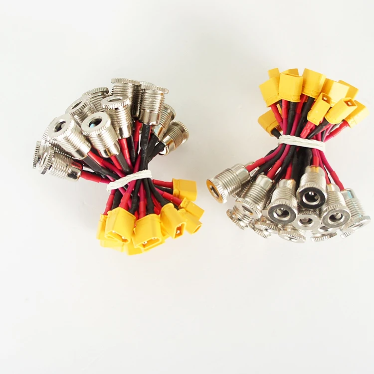 Factory Price Custom Cable Assembly Custom Cable DC 5521 to XT60 Male to Female Wiring Harness for Electric Scooters