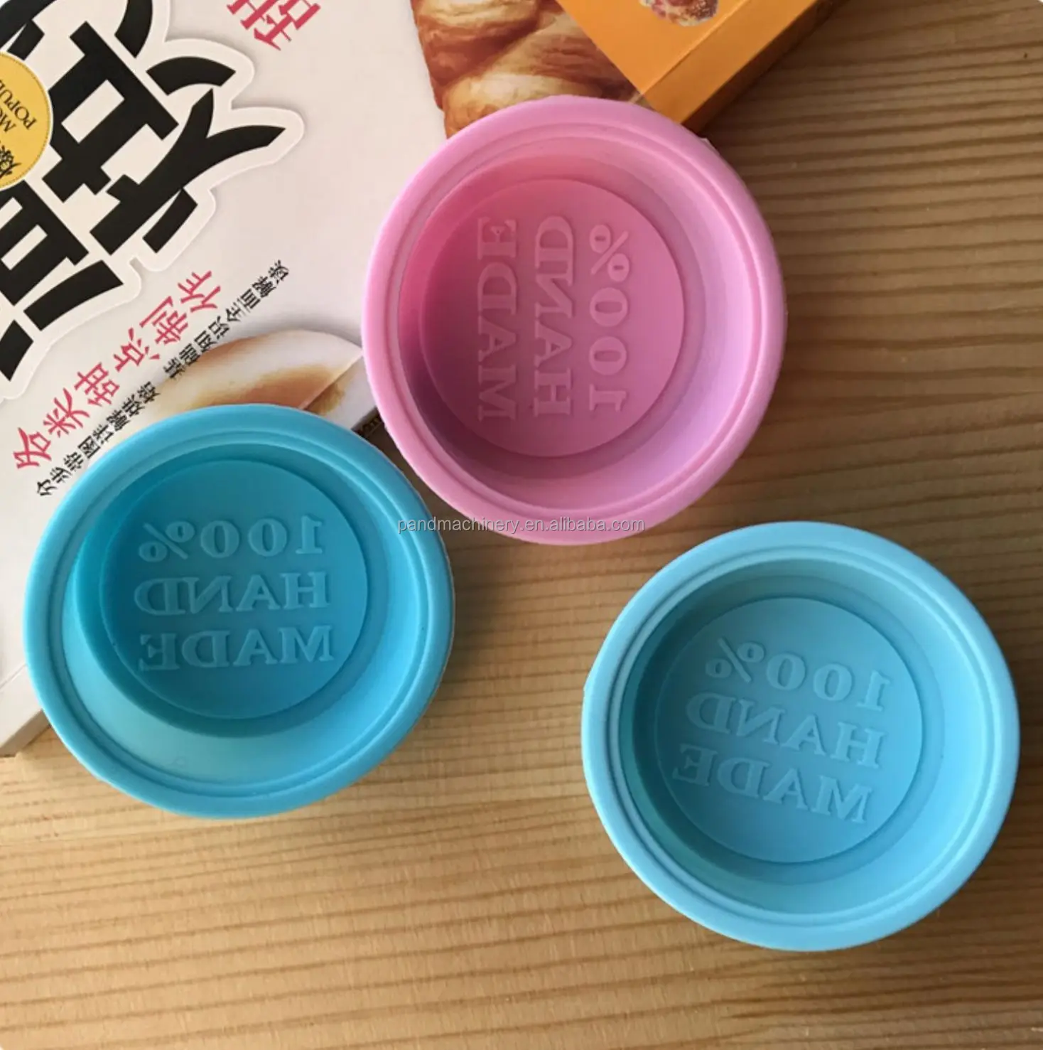 Small handmade essential oil soap silicone mould