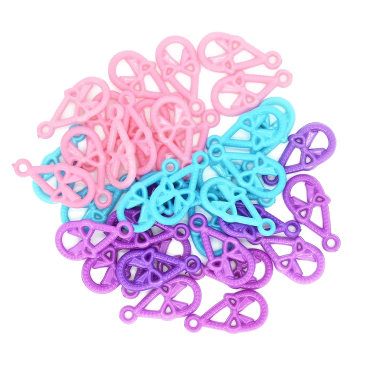 500g/bag(737pcs/bag)Plastic Transparent Beads Acrylic Clear Facet Beads bowknot shape For Jewelry Making Necklace Decoration
