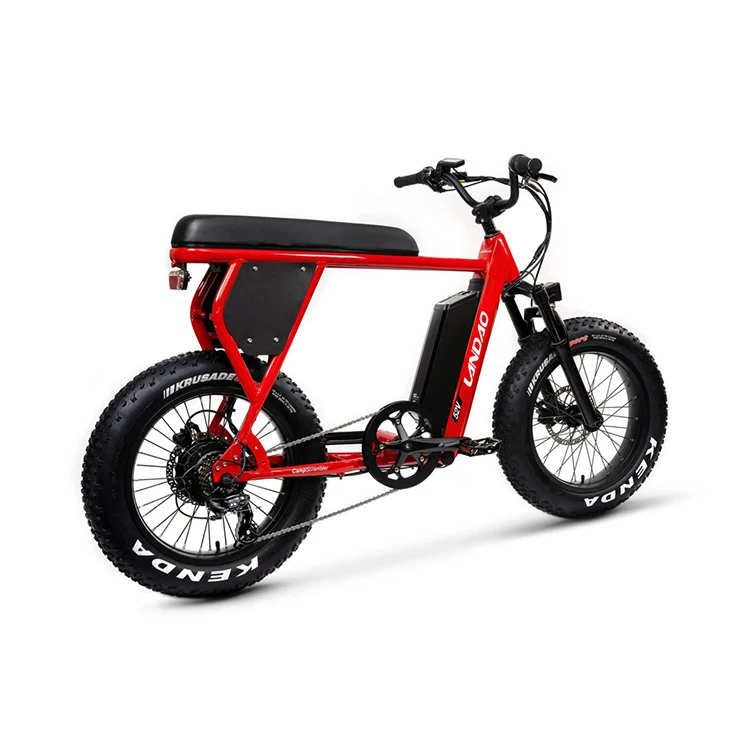 2022 landao bicycle lithium battery Al alloy frame 500w brushless motor electric fat bike made in China juice ebike