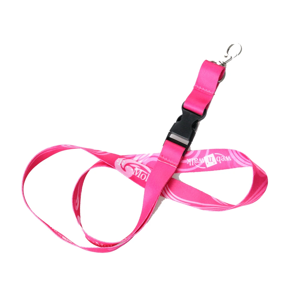 Printed Polyester Custom Lanyard Lanyards With Logo Custom Lanyards