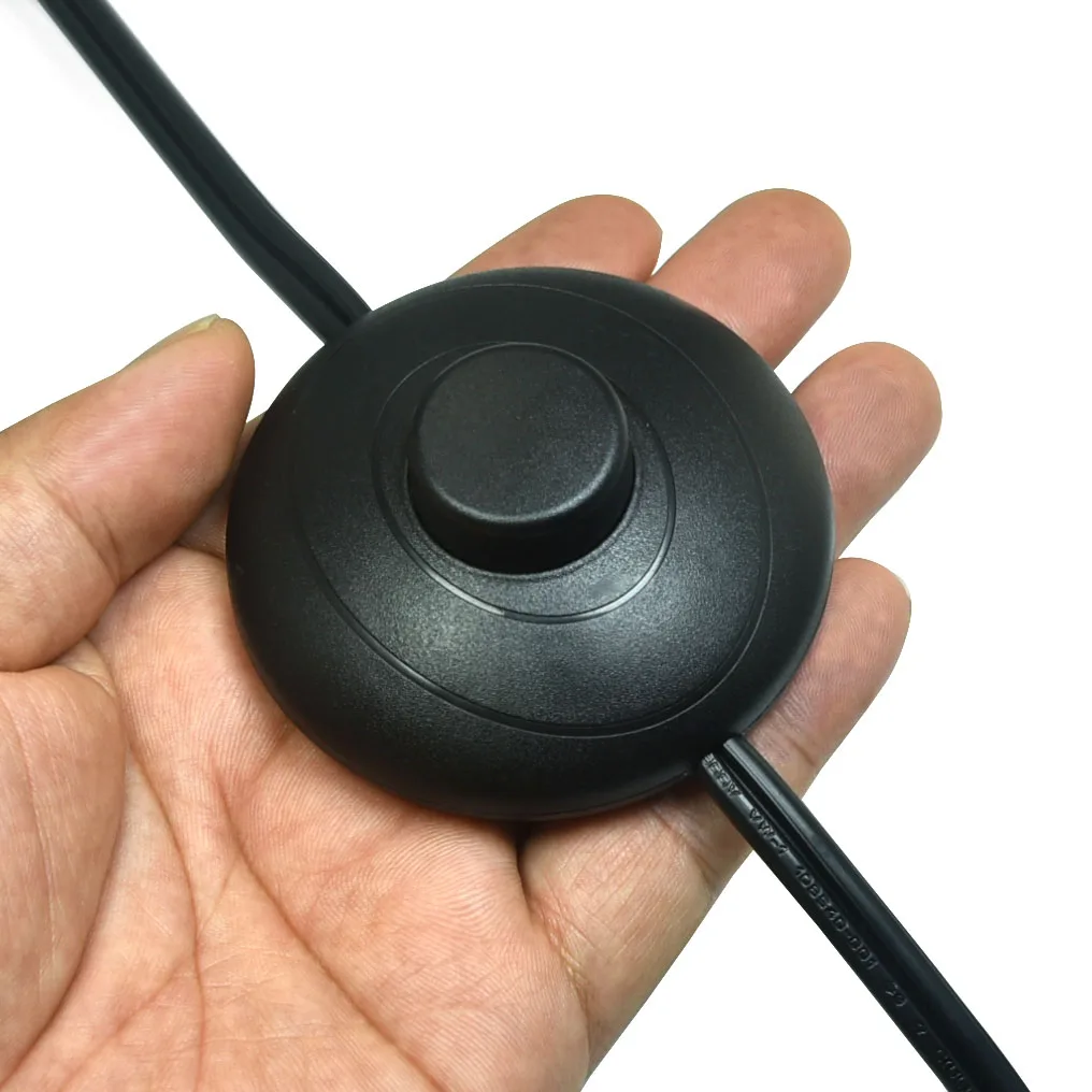FILSHU 3M/9.8Ft Spt-2 18AWG AC Power Cord Plug with Floor Foot Pedal Push Switch