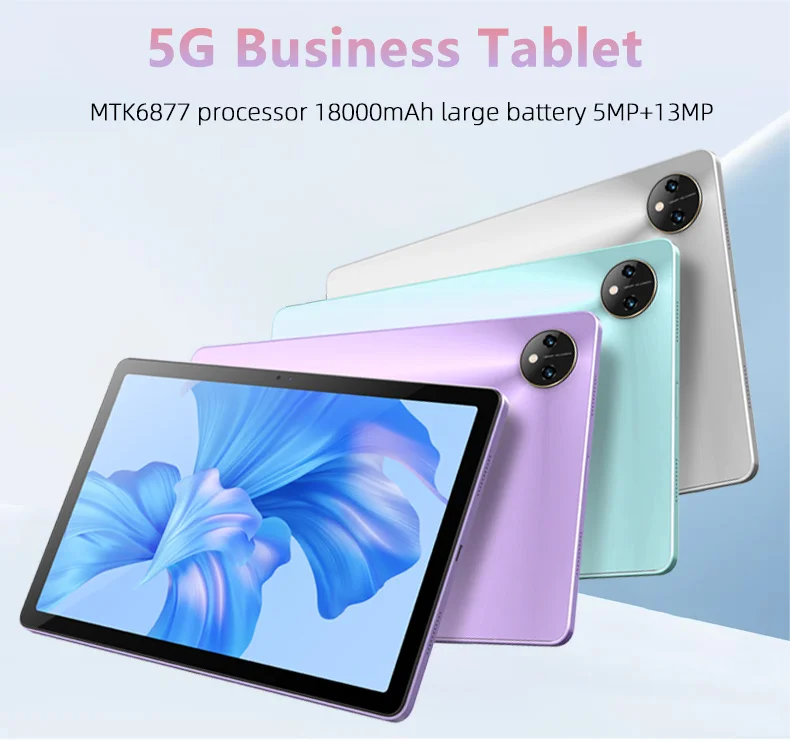 T90 10.95inch Android 5G Tablet GPS 6+128GB Memory 1200*2000 2K Touch Screen MTK Octa Core Kids Work Entertainment Study 5G