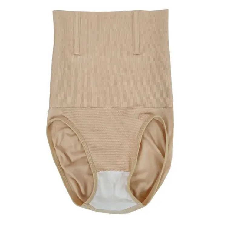 High Waist Tummy Control Panties For Women Slimming Body Shaper Butt Lifter Underwear Mesh Brief Cross Compression Waist Shaper