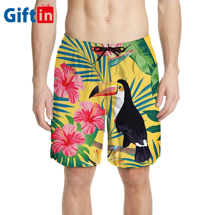 Custom Design Your Own Sublimation Boardshorts Beachwear Men Swimming Trunks Board Shorts