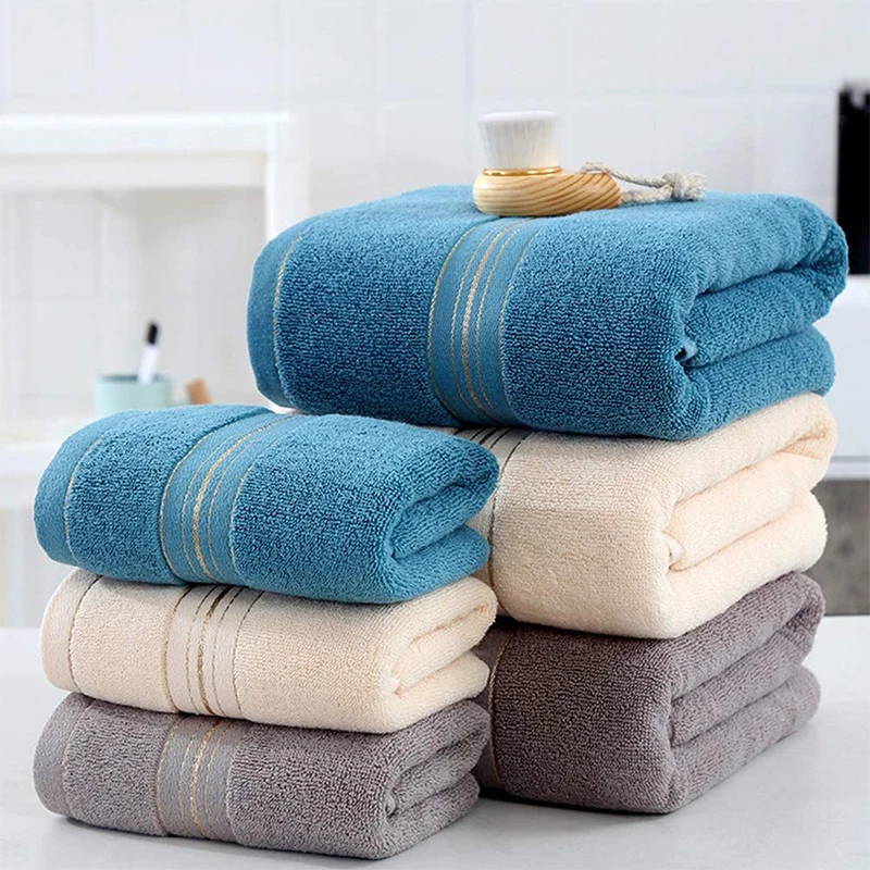 New luxury 100% cotton hotel towel set Soft strong Water 3 bath towel set