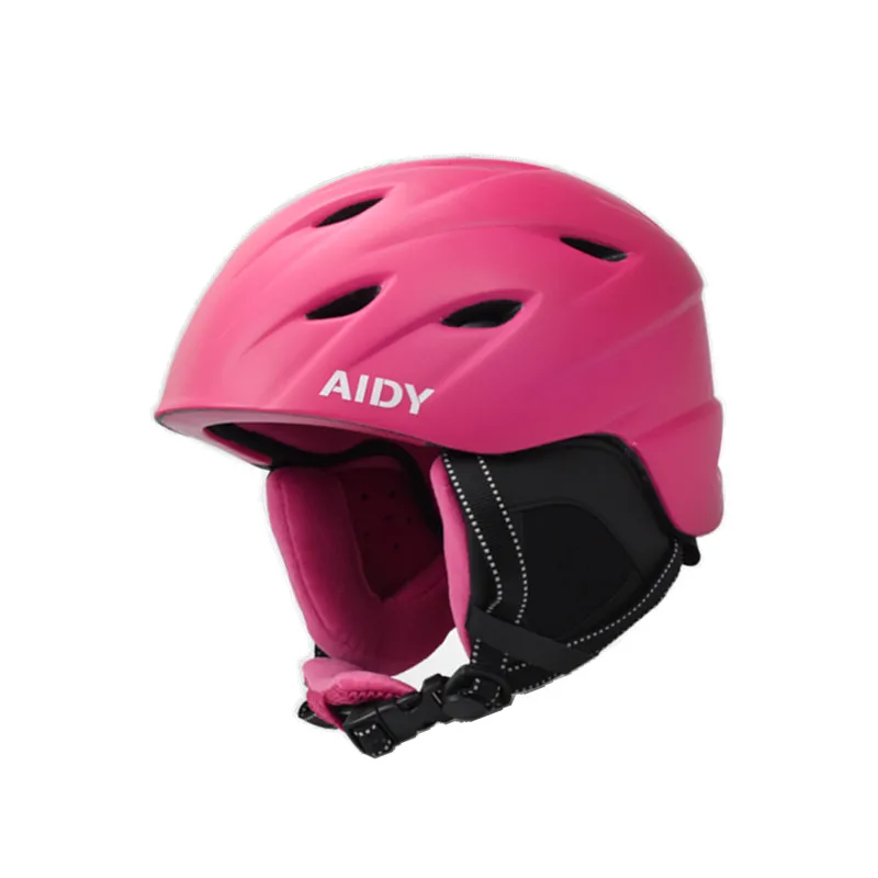 EN1077 OEM In-mould Athletic Minor Teen Snow Ski Helmet for Youngster Snowing Skiing Snowboard Gear Helm w/ Detachable Ear Pad