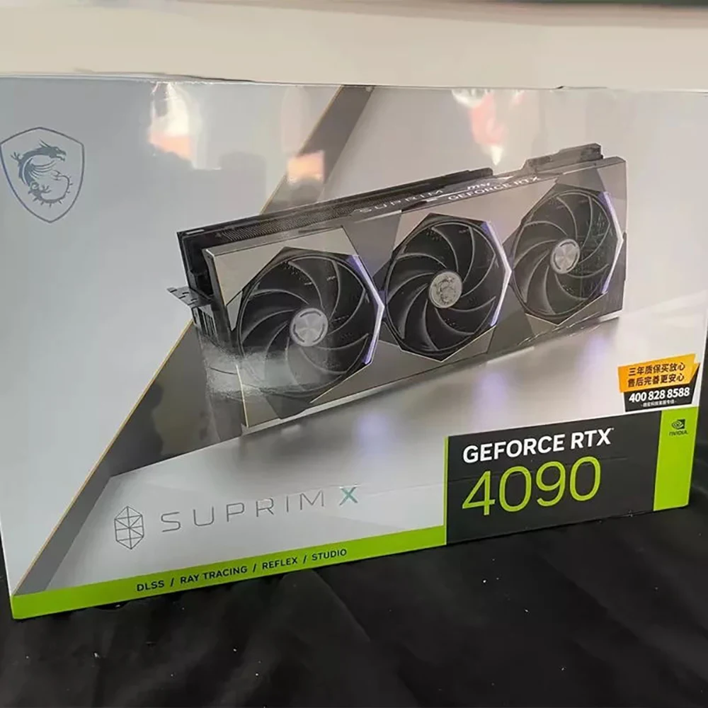 Rumax New Arrival MSI Suprim X Rtx 4090 24G tarjeta grafica gpu pc VGA graphics card rtx4090 Gaming Video Cards