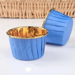 large cake cup gold baking dessert table disposable commercial high temperature muffin cup 50 pcs/ set