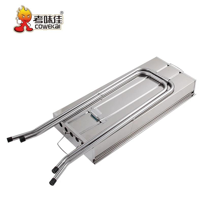 Китайский портативный дешевый уличный складной гриль для пикника и кемпинга с древесным углем барбекю